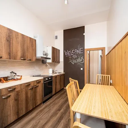 Butas Heart Of Senamiestis W King Bed, Full Kitchen