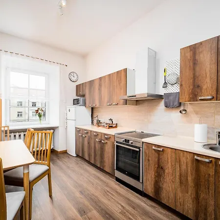 Heart Of Senamiestis W King Bed, Full Kitchen Apartment Vilnius